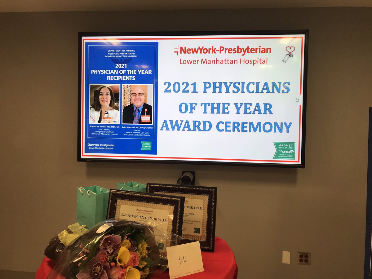 Congratulations 2021 Physicians of the Year! <a href="/BrennaFarmerMD/">Brenna Farmer MD</a> <a href="/NYEmergency/">NYP Columbia/Cornell Emergency Medicine Residency</a> <a href="/nyphospital/">NewYork-Presbyterian</a>