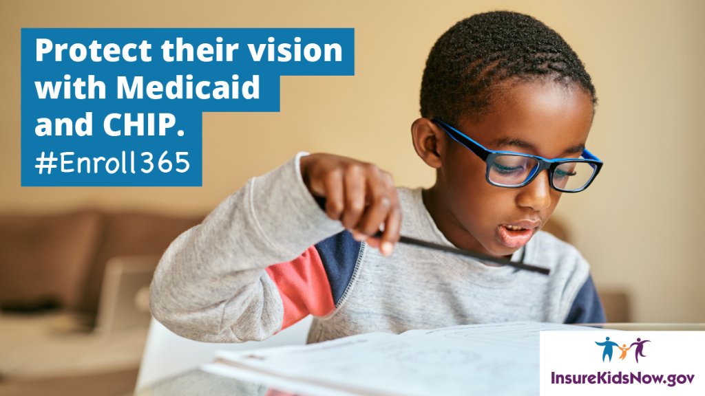 HealthCareGov's tweet photo. About 10% of preschoolers and 25% of kids in grades K-6 have vision deficiencies. If not detected, vision problems can be misdiagnosed as a learning disability. With #Medicaid & #CHIP, vision care is covered: https://t.co/EzmNGWMoj7 #SYVM https://t.co/GQcqcrd0YB