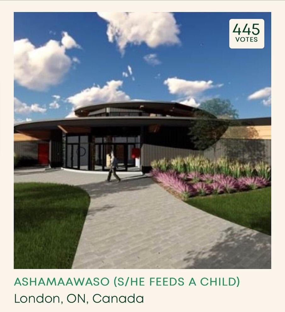 I’m overwhelmed by the support in voting for Ashamaawaso (s/he feeds a child) which is a food security program serving urban Indigenous families in #LdnOnt once Nshwaasnangong Child Care and Family Centre opens this summer.  Please continue to vote naturespath.com/en-ca/gardens-…