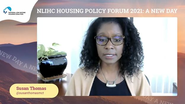 HsgOpportunity's tweet photo. .@susanthomasmct naming the opportunity of the moment -- Expressly targeting and dismantling the structures and systems that have oppressed BIPOC since the beginning of this country #NLIHCForum21 https://t.co/c9BfQbzLuQ