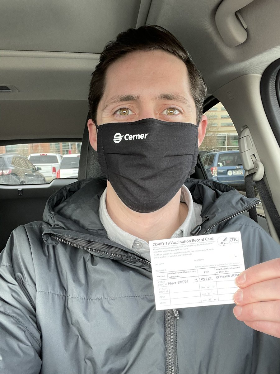 _stevenkellogg's tweet photo. Feeling happy and grateful to have my first 💉 of the Pfizer COVID vaccine!
☝️ more to go https://t.co/K8FayP0qti