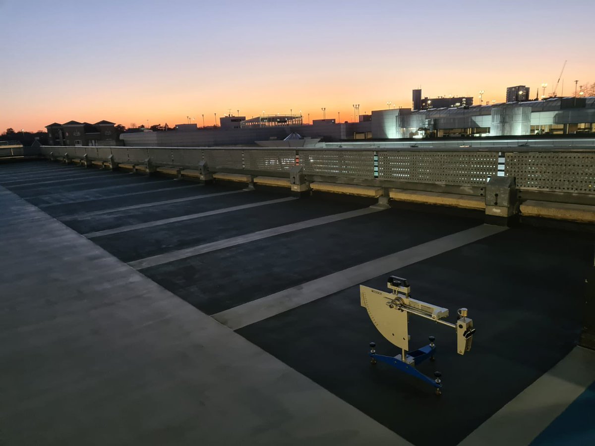 SlipTestingUK's tweet photo. Beautiful evening in Reading. Always nice testing outside when the weather is warm! As non-essential retail prepare to open their doors again, ensuring floors are safe has never been more important. A busy few weeks ahead! #heatwave #sliptesting #safefloors https://t.co/eKzC2beqgN