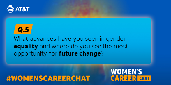 LifeAtATT's tweet photo. Change is only a constant when we push for it. Let’s envision what’s on the horizon as we hit the halfway point of our #WomensCareerChat. https://t.co/KMudNaxDFP