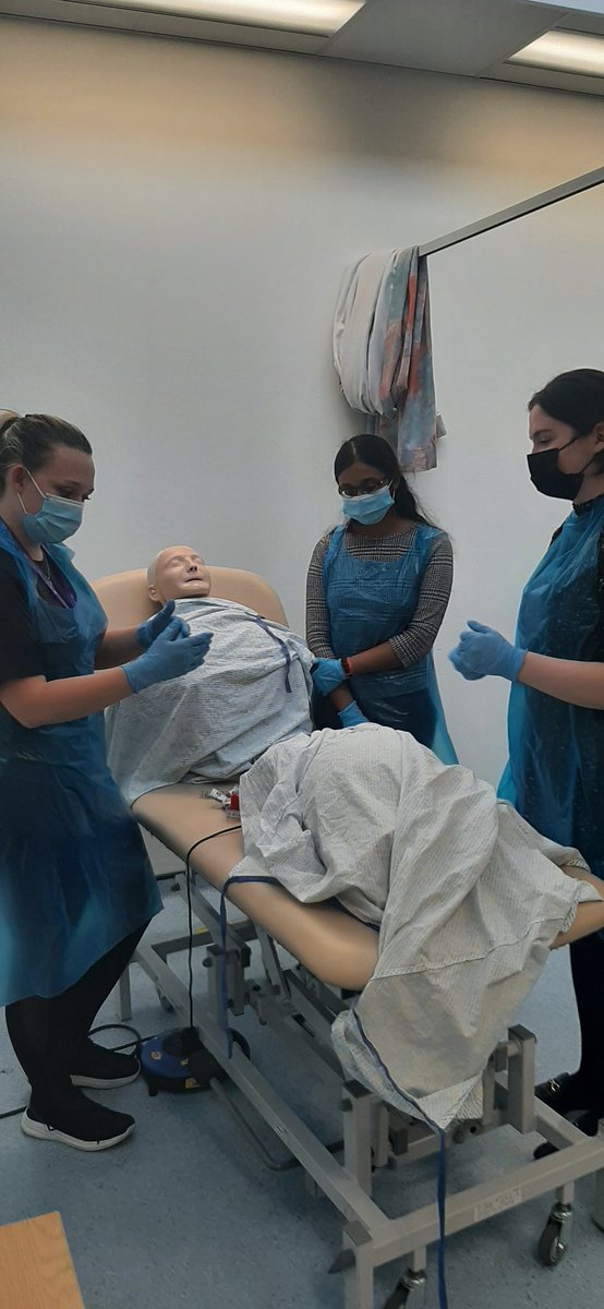 DUMedEdSoc's tweet photo. @InnovativeSim We're happy to be back in the Clinical Skills Centre this week running a series of peer-to-peer teaching sessions for the upcoming Year 3 exams https://t.co/cm42Eefuoe
