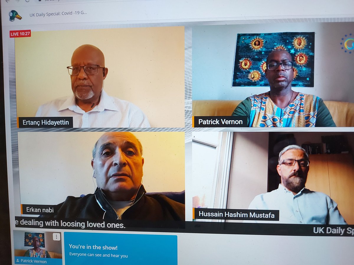 ppvernon's tweet image. On Turkish television now exploring grief and loss in how men are coping. This will be a series of shows sponsored by @BAMEStream
@ubeleinitiative
@MajonziFund
facebook.com/watch/?v=94157…