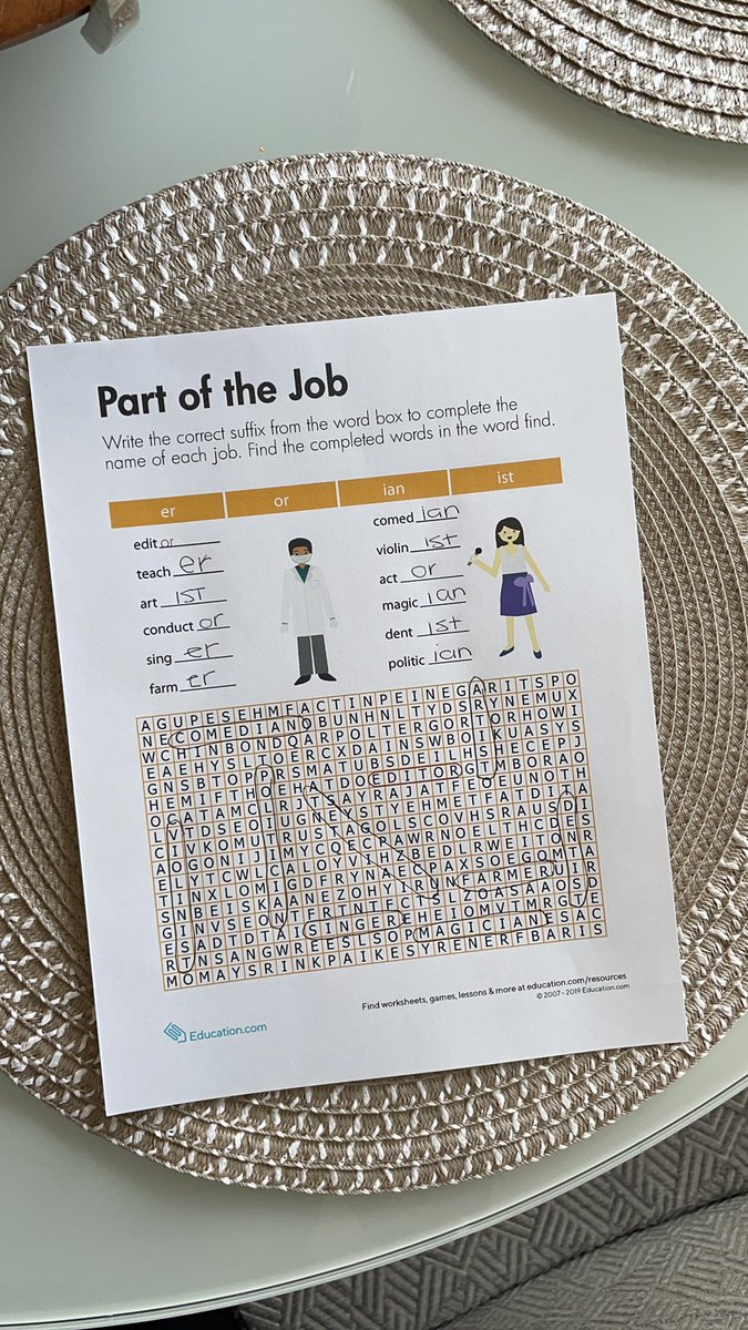Natale991's tweet photo. This week my father and I will be doing Fun Suffix Activity Worksheets!! #YEPeducation #LetsTeachAdults https://t.co/xzkBkikXrR