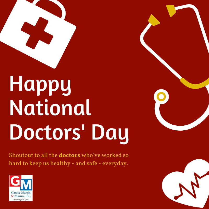 MartinLawTexas's tweet photo. Be sure to thank your doctors today- It's #NationalDoctorsDay! Thank you very much! 👩‍⚕️👨‍⚕️
#gmmlaw #employmentlawyer #smallbusiness #houston #fortbendcounty https://t.co/7Zz8Irp3iH