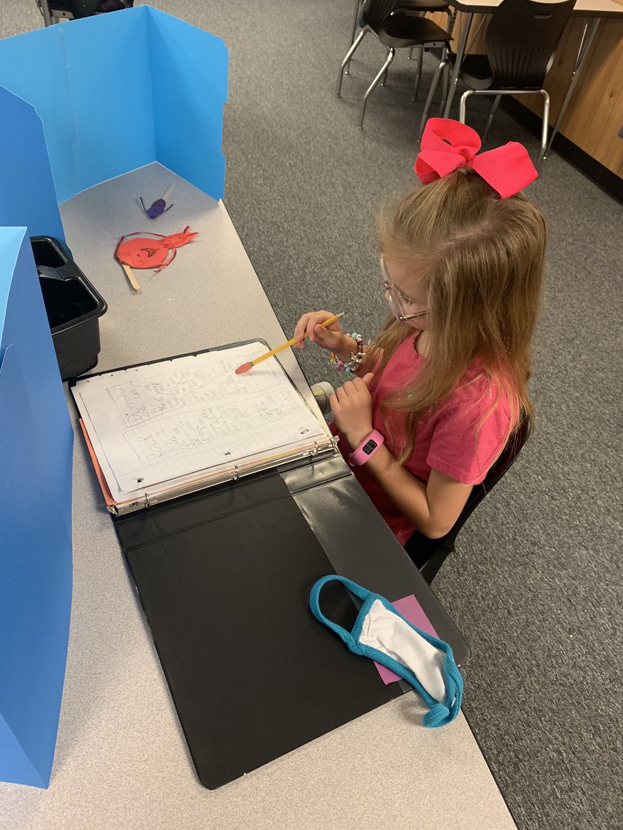 This kiddo is creating a script for her upcoming play! <a href="/HumbleISD_LSE/">Lakeshore Elementary</a> <a href="/HumbleISD_ADV/">Humble ISD Advanced Learning</a>