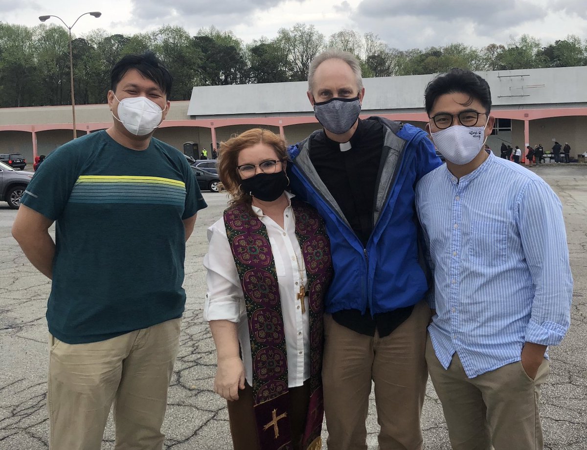 NCDCAtlanta's tweet photo. Community members gathered to support, pray, and stand for AAPI dignity and against anti-Asian violence and hate at this past Sunday's rally ❤️ https://t.co/W16QDfa4nI