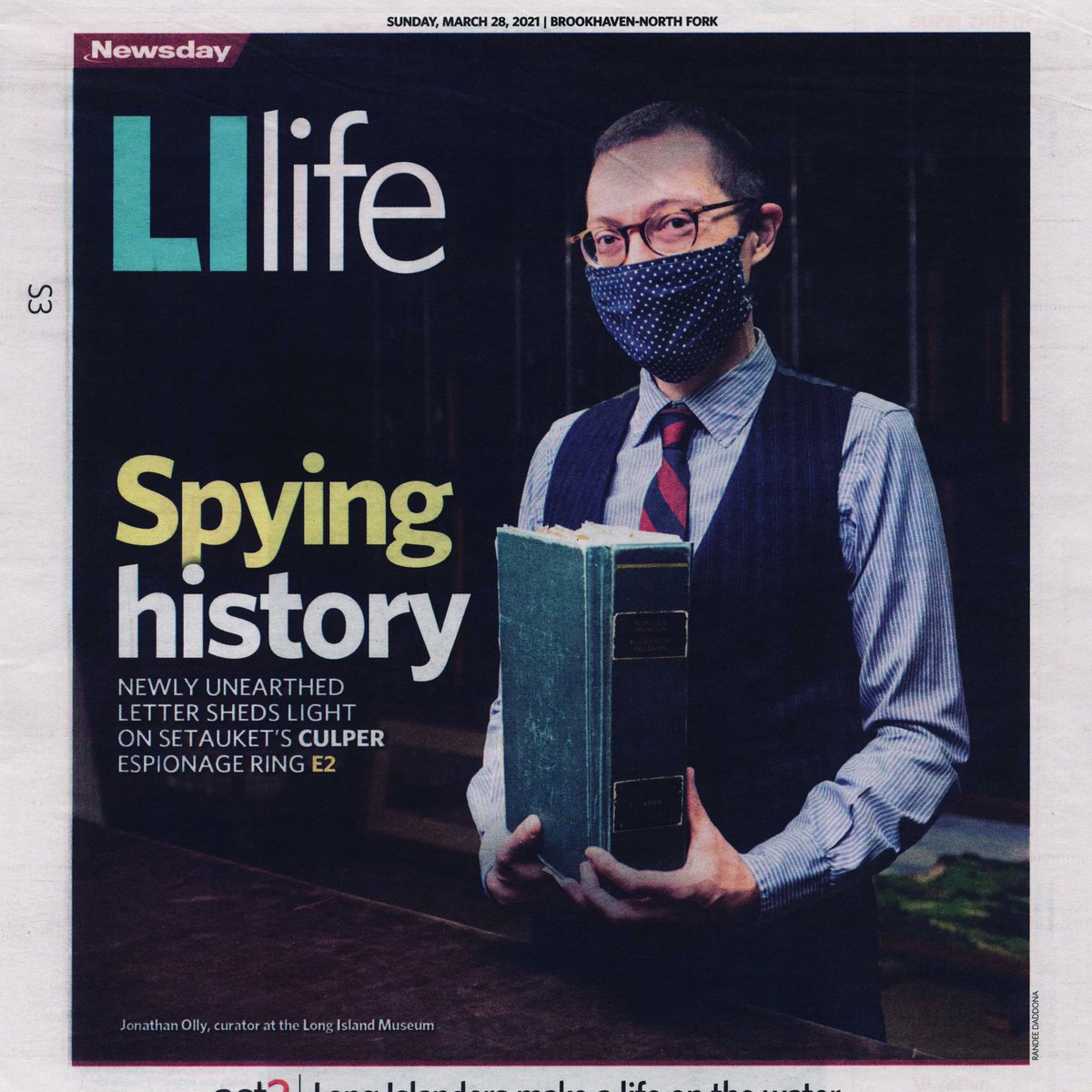 ICYMI - Sunday’s <a href="/Newsday/">Newsday</a> had a terrific article about a newly discovered Culper Spy Ring letter <a href="/LIMuseum/">Long Island Museum</a>. 
Congrats to the museum &amp; curator Jonathan Olly! 🎉
<a href="/3vilhistory/">3 Vil Historical Soc</a> 
#LocalHistory #ThreeVillage #StonyBrook #Setauket #CulperSpyRing #AmericanHistory #AmericanRevolution