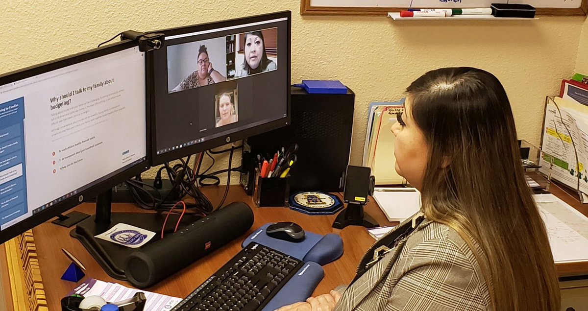 SoarionCU's tweet photo. AFFCU Branch Manager, Michele partnered with @Ceftx to present a virtual "Budgeting for Families" #financialliteracy class. We're proud to provide our community with #financialeducation resources & opportunities. #ceftx #GoAFFCU #PeopleHelpingPeople #CreditUnion @ProsperaHCS https://t.co/N7mAxfSKpH