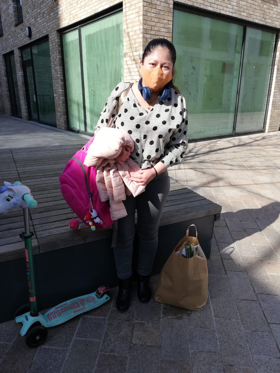 StMarys_SW8's tweet photo. Thank you so much for our delivery and well done on your amazing achievement #breakfastboxes #battersea Some of our grateful parents @sfmtweet https://t.co/hAl8G42Egv