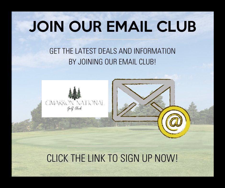 golf_cimarron's tweet photo. Want to stay up-to-date with promotions and discounts with us? 🏌️

Sign up here 👇
https://t.co/FRwMn4eiih https://t.co/o0saVkHcTS