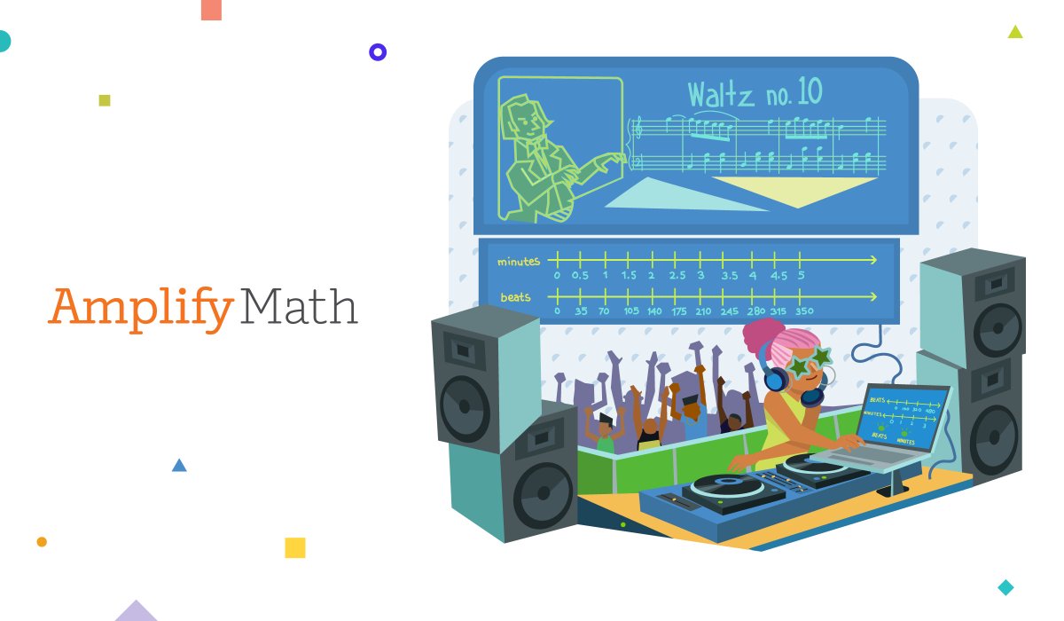 Amplify's tweet photo. #AmplifyMath is a new K–12 program that makes problem-based instruction more teachable—and much more fun for students. Join a sneak peek webinar of our grades 6–8/Algebra 1 courses to learn how we’re changing the conversation around problem-based learning. https://t.co/SHrndQjDBa https://t.co/Ul5odD8yOa