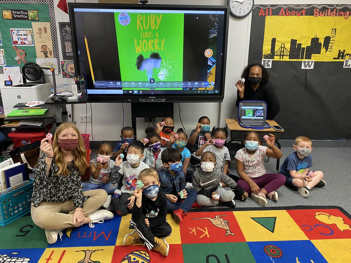 MrsRobersonCFB's tweet photo. You seriously are the BEST! #rubyfindsaworry was the best book! Thank you for showing us how to take our worries and make them small by talking to a friend about it. We love you! 🥰@StephCJohnson_ https://t.co/zdYKtsu55U