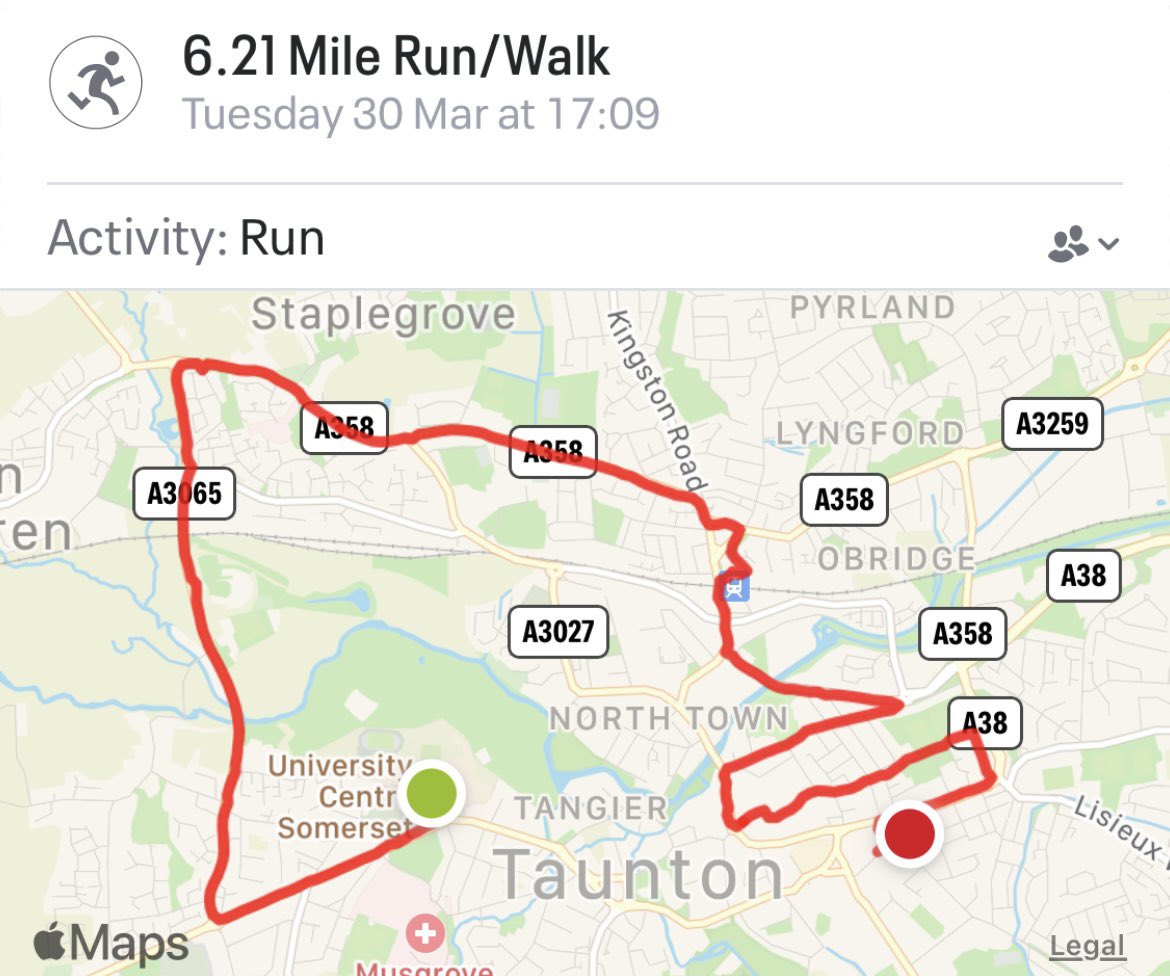 flashgordon93's tweet photo. Day 25! β
πββοΈ Second fastest time! π
Just over 1hr 15mins! Really happy with that as my calves were hurting during that and thought I was actually quite slow, obviously not π
Donation link: https://t.co/tdtZTn7xtB (only donate if you can)
#RunForBarks https://t.co/b2WDb9tLdF