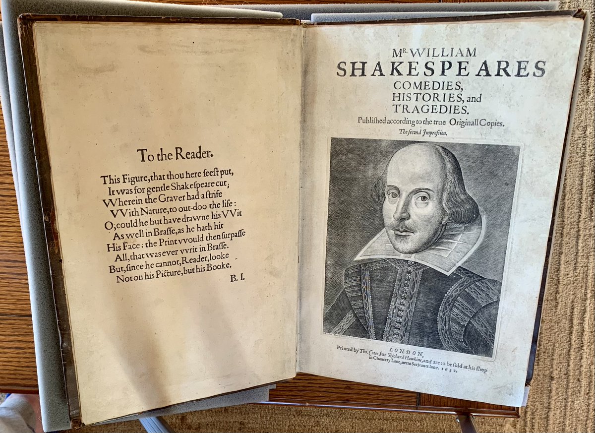 _RHCollection's tweet photo. In honor of #shax2021, I’m thrilled to tell you about this amazing #herbook item, a copy of Shakespeare’s Second Folio (Hawkins, STC 22274c) with an early ownership inscription by Penelope Tyrwhitt. 1/ https://t.co/44h7hgvttm