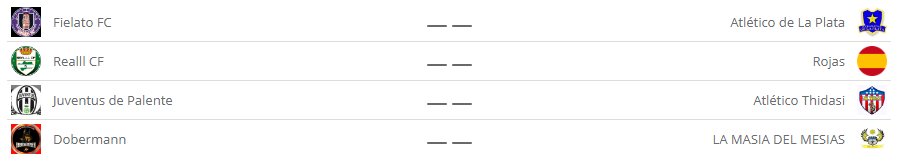 Duelo de managers TOP30 🥊🥊

Cuartos de final en la Europa League de <a href="/FarolilloTeam/">FarolilloTeam</a> con grandes nombres en liza.

Pero el DUELO⭐️es...

Dobermann (nº30) <a href="/BiwengerC/">⚽️ Macroliga Viajeros Por España 🇪🇦🇪🇦</a> 
LA MASIA DEL MESÍAS (nº19) <a href="/masia_del/">LA MASIA DEL MESIAS</a> 

Ida en la jornada 29.