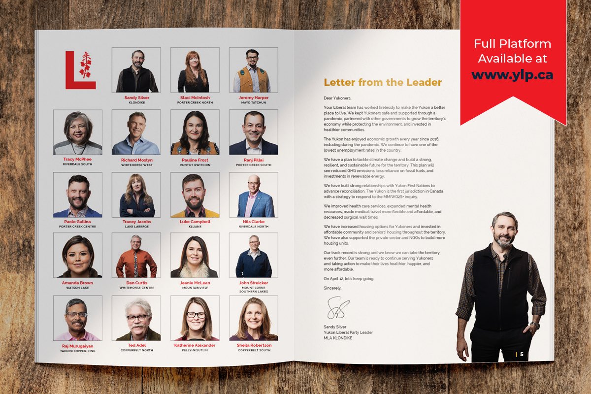 Excited to release our 2021 platform- Let’s Keep Going. It’s an ambitious plan for how we will emerge from the pandemic stronger than ever. You can read it on YLP.ca #yukon #ytpoli