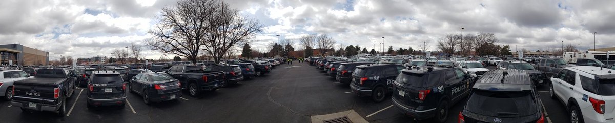 COFallenHero's tweet photo. Some of the nearly 600 public safety vehicles in today's processional https://t.co/gDmY7zI8LF