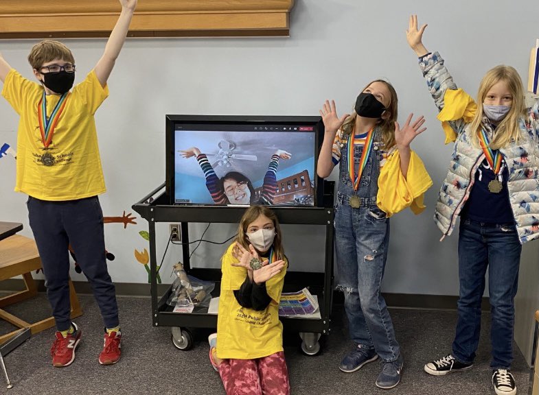 OPS_Dundee's tweet photo. Congratulations to Dundee's two Golden Sower teams. 

The teams competed against 50 others from around the district in the Golden Sower Reading Challenge. Both teams earned gold medals!! It is a well-deserved honor for these students. 

We are so proud of you! 🏅 🏅 https://t.co/cEUIISJKui