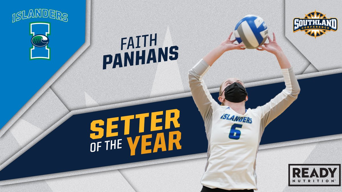 Texas A&amp;M-Corpus Christi's Carissa Barnes and Faith Panhans are the Southland 🏐 Libero of the Year and Setter of the Year, presented by Ready Nutrition! #ShakasUp 🤙 #SouthlandStrong

🔗 - sland.social/VBAll-Conferen…