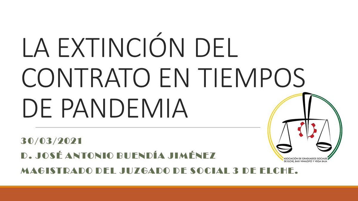 AsGradSociales's tweet photo. 👉 Estamos en directo 🚨
🔛# Webinar gratuito “LA EXTINCIÓN DEL CONTRATO EN TIEMPOS DE PANDEMIA”.
#JusticiaSocial #GraduadoSocial #Formación #AsociacionGraduadosSociales #AsocGS #AsocGraduadosSociales #ExpertosenDerechodelTrabajoydelaSeguridadSocial
#PresenteyFuturo https://t.co/MQPdt1ymZt