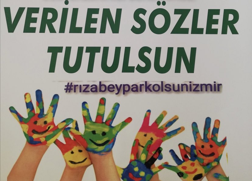 EsgMelda's tweet photo. #rızabeyparkolsunizmir https://t.co/220IoJSDDQ