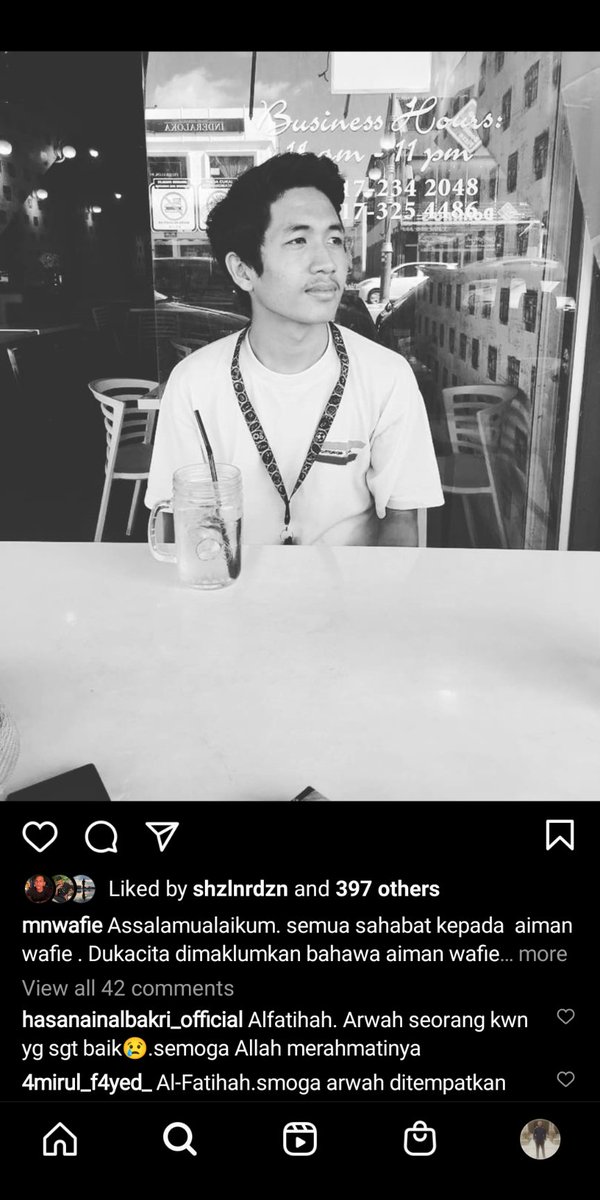 Mhd_Najmuddin's tweet image. Semoga kau sentiasa dalam lindungan pencipta sahabatku... Allah pinjamkan kau 22 taon je utk aq kongsi erti sebenar seorang sahabat...kau sahabat kau adik... Kau segalanya... Al fatihah 

ALLAHYARHAM AIMAN WAFIE BIN SHAMSUDIN