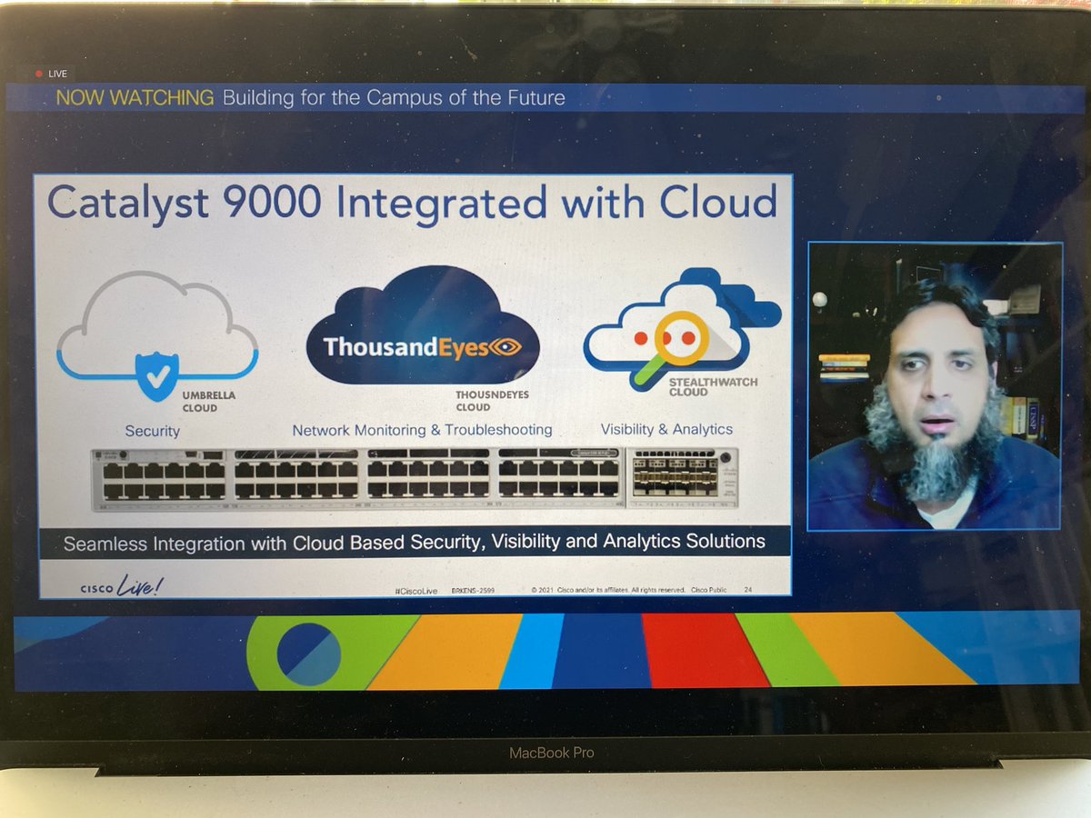 <a href="/m_a_imam/">Muhammad Imam</a> describing how <a href="/Cisco/">Cisco</a> flagship product #Cat9K ready to host multiple cloud connected applications
