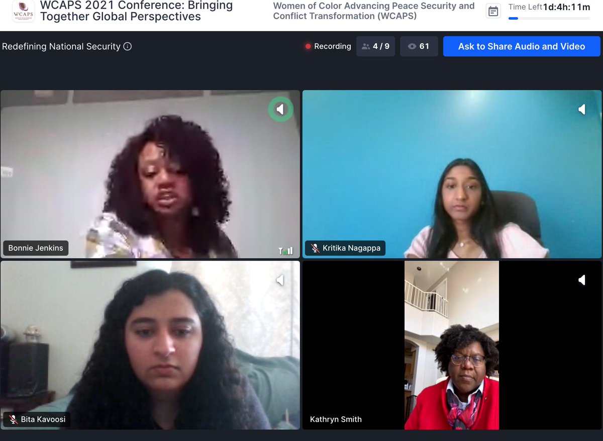 treeforpeace's tweet photo. #redefiningnatsec @WCAPSnet "If you don't have basics like food, clean water, healthcare, are you truly free?" "What happened to the focus on human security?" Great convo going on right now... https://t.co/wGgj4qmVoj