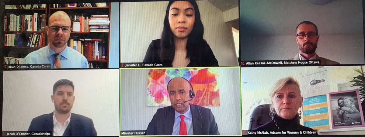 Thank you to <a href="/HonAhmedHussen/">Ahmed Hussen</a> for engaging with Charitable Sector leaders today to discuss how we can meet the growing needs of Canadians as we recovery from the pandemic.
A 1:1 matching program provides a truly democratic opportunity to “Help the Helpers” #savecdncharities