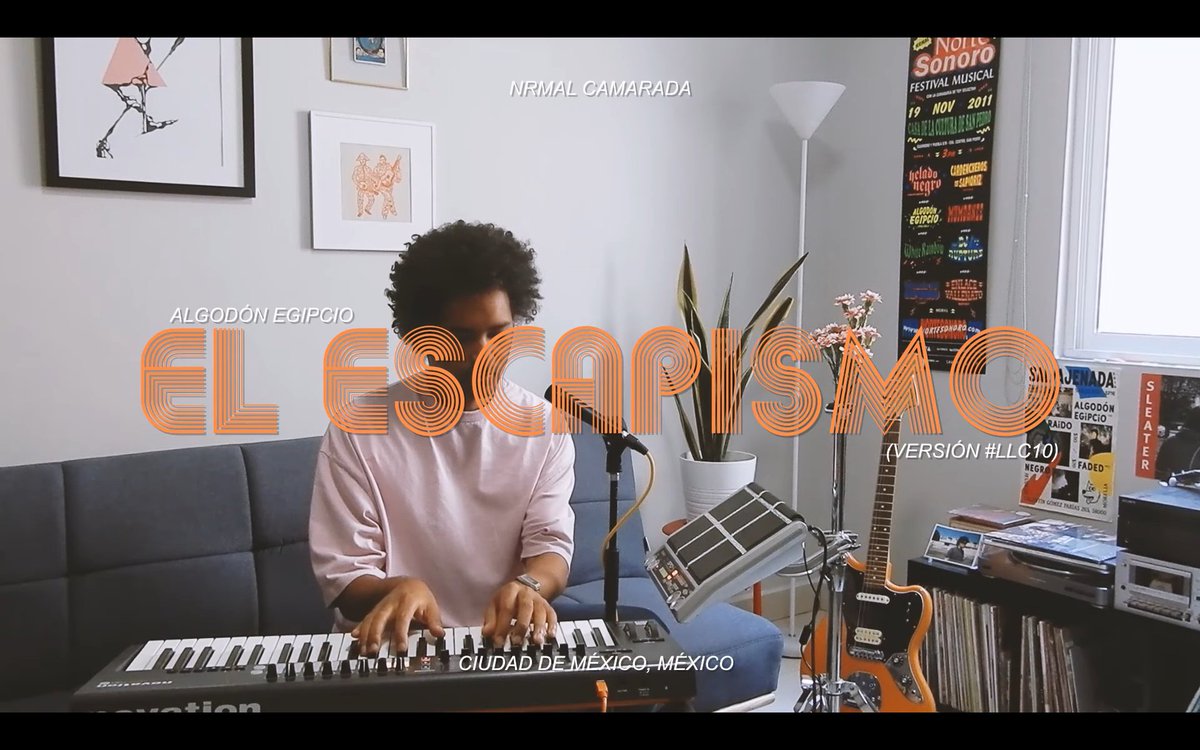 AlgodonEgipcio's tweet photo. Ya está disponible la versión que hice de "El Escapismo" especialmente para @nrmal Camarada TV, celebrando los 10 años de mi disco La Lucha Constante 🎉 #LLC10
https://t.co/Gya3OAUeW3 https://t.co/agxCIeOiNx