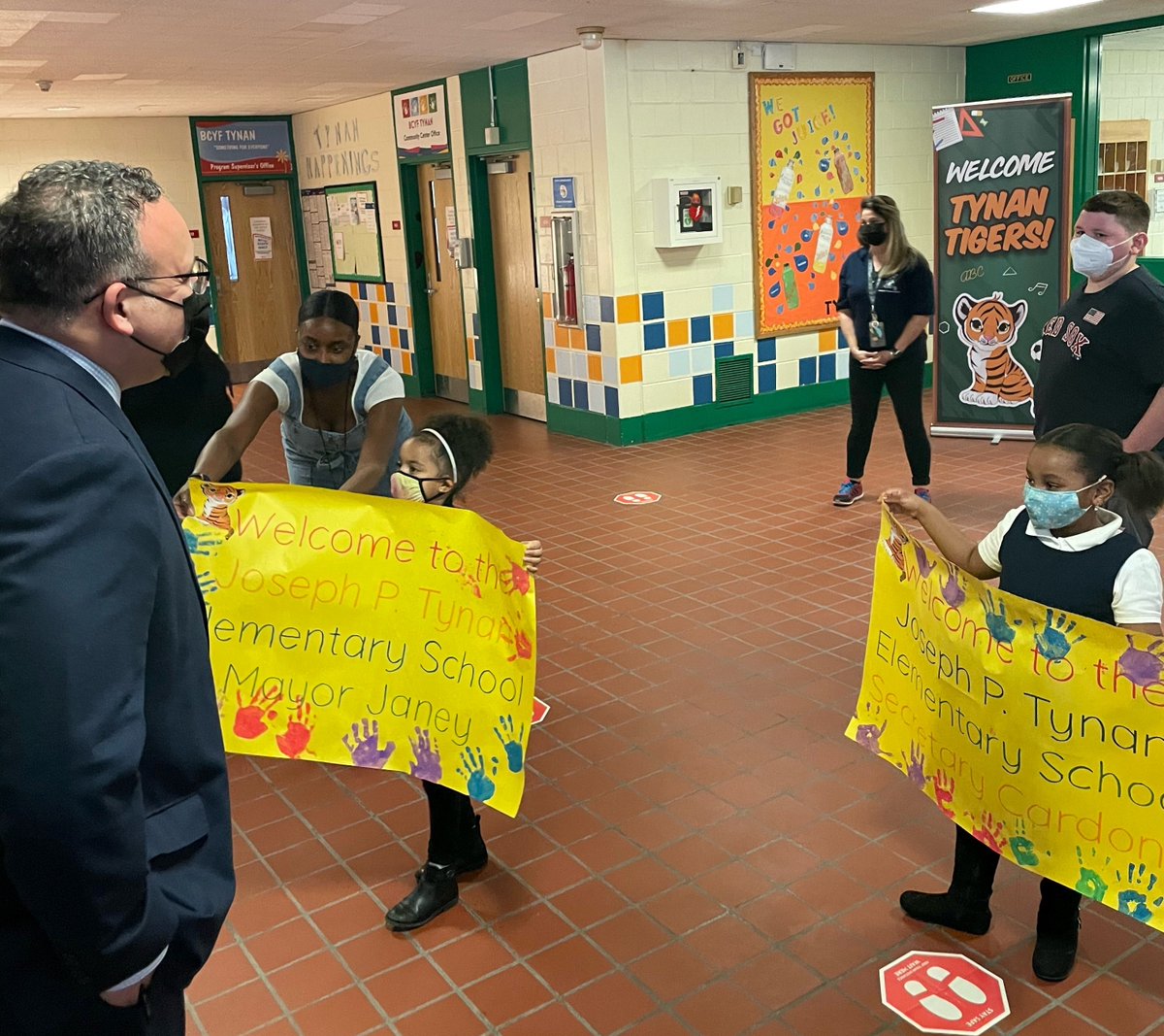 SecCardona's tweet photo. Education is the foundation of a stronger future. Tynan Elementary School listened to science, collaborated with the community, &amp; supported their students &amp; educators. Now they have successfully reopened &amp; thanks to the American Rescue Plan have the resources needed to stay open. https://t.co/JgBc4OSxoN
