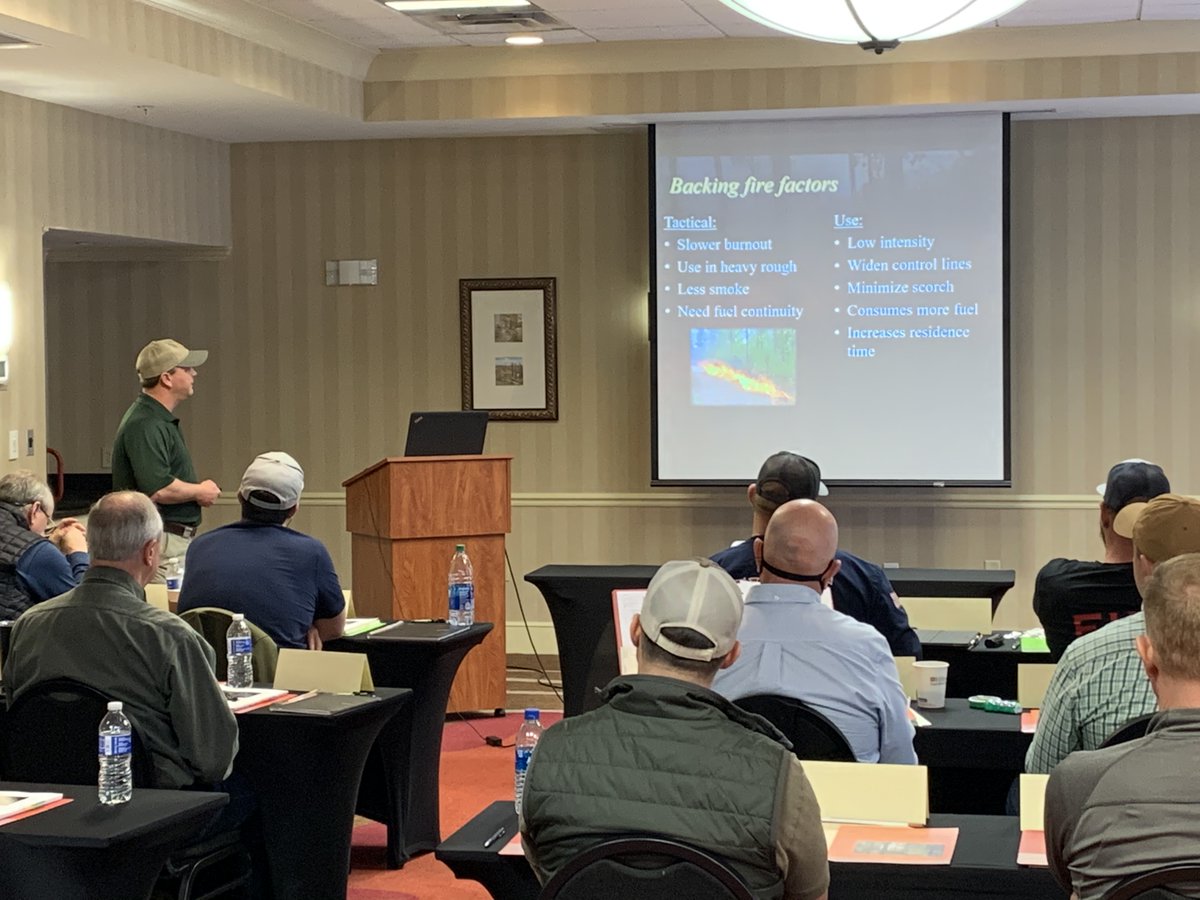 MSForestryComm's tweet photo. Attendees during #MSforestry Commission's Prescribed Burning Short Course in Hattiesburg.
#goodfires #RXFires #PrescribedFire https://t.co/TXAC7nanUX