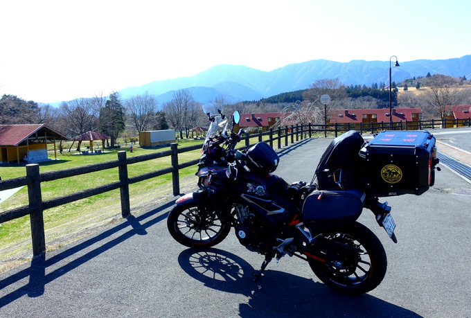 #バイク #400X #XMAX#朝霧高原 #ゆるキャン #聖地巡礼🗻富士山絶景ーー🏞Σヾ(´¬｀*)ﾐ国道139号を爆