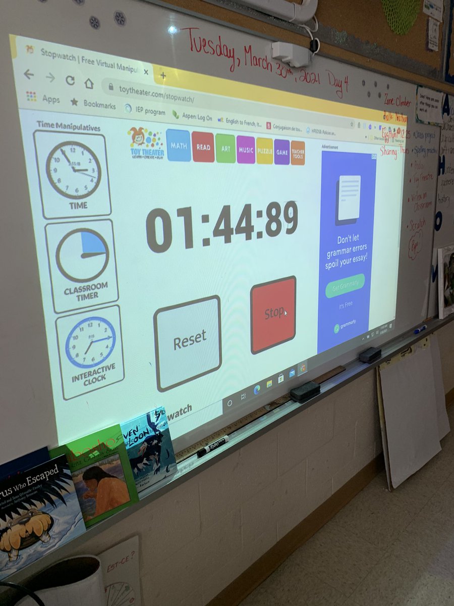 How long can you stand on one foot? In math, we explored elapsed time with a balance experiment/challenge!