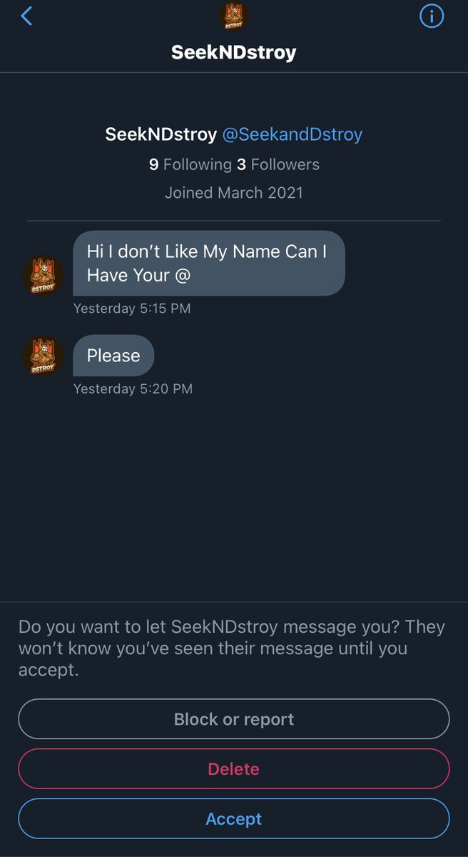 Please kindly fuck off. You’re gonna suck with any name. Having mine won’t change that 😂  So in case your a lil slow, that’s a big “FUCK NOOOOOO!” #CanIHaveYouHandle #GetALife #GrowTheFuckUp #YoureNotSpecial