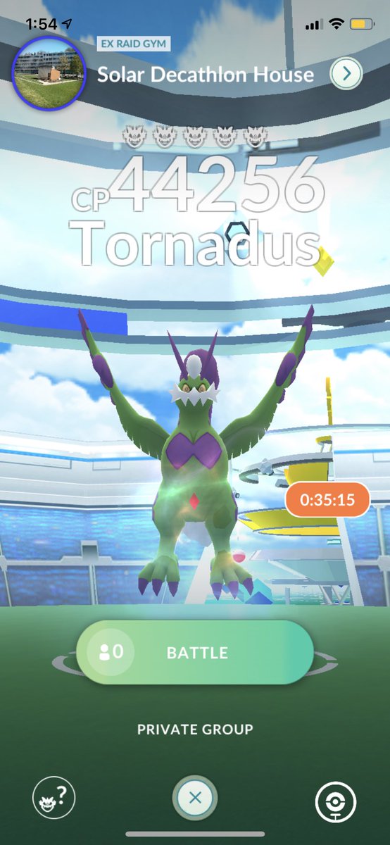 rravula7's tweet photo. Add us to join weather boosted therian tornadus raid #pokenongo #PokemonGoRaids #PokemonGo #PokemonGoRaid https://t.co/pIfg83GfMl