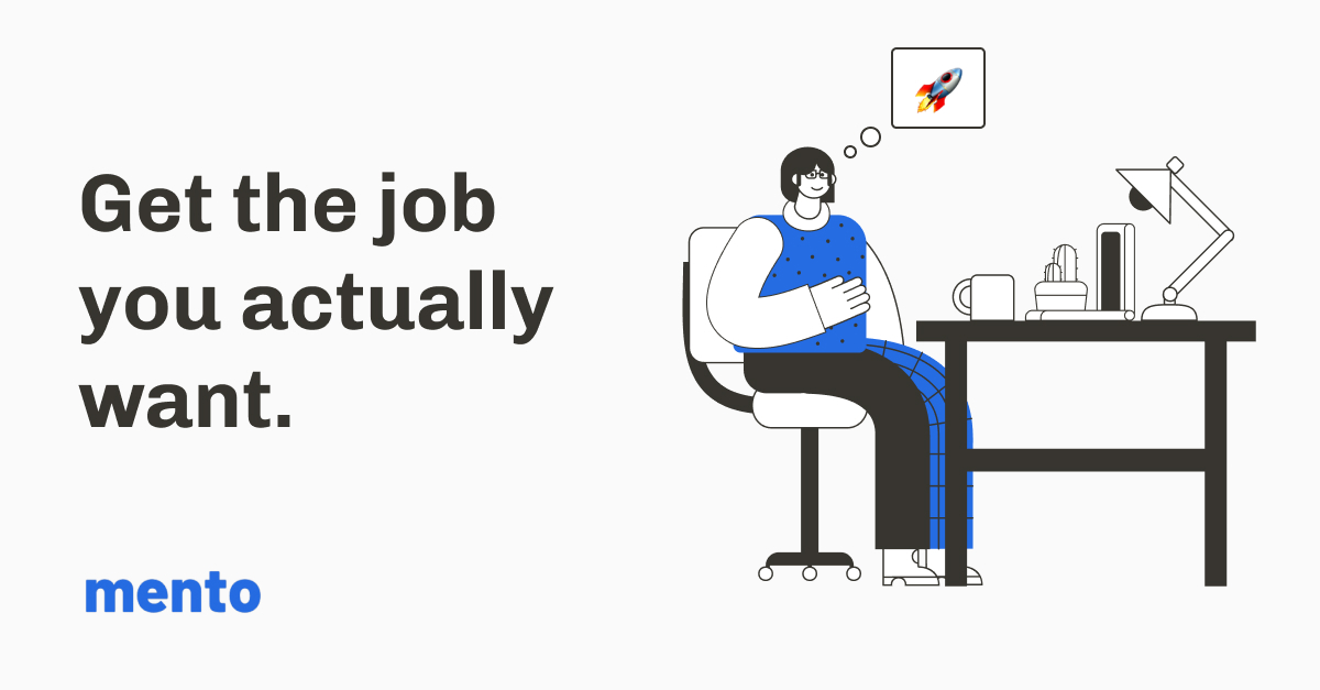We're opening up our waitlist for our (still in beta, but honestly 🔥) job search experience. You'll work with a dedicated team to land the job you *actually* want. Learn more / Apply ➡️ mento.co