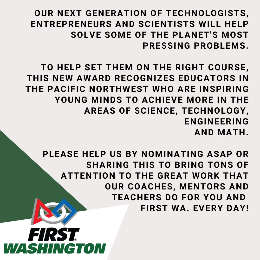 FIRST Washington tweet media