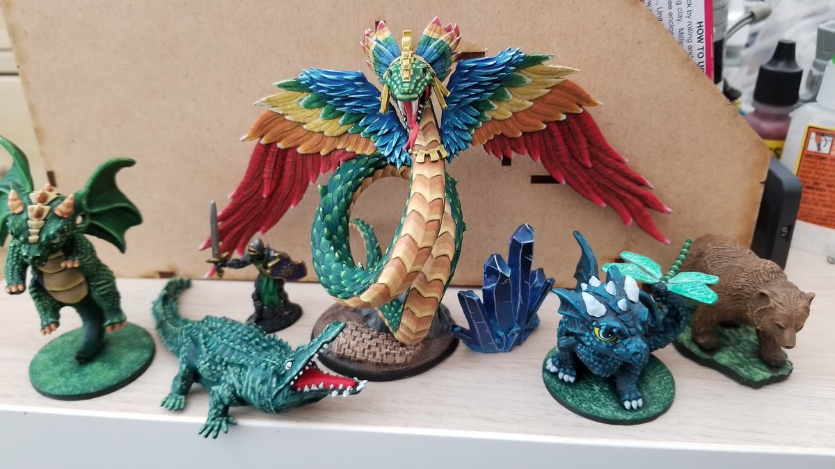 AaronOnTheTable's tweet photo. March is almost over and here is what I was able to get painted this month. Which is your favorite or one you want to see a better picture of?

@reapermini #dnd5e #miniaturepainting @AntiMatterGame1 @Phrozen3D https://t.co/zc9joOFBY0