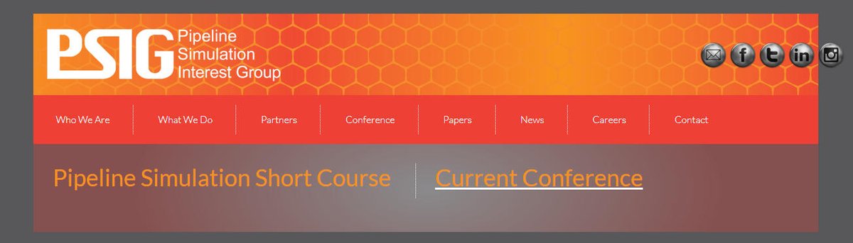 PSIG_org's tweet photo. From April 26-29 we offer our highly regarded Pipeline Simulation Short Course (PSSC) covering Fluid Properties, Pipeline Flow Equations, Multiphase Flow in Pipelines, and Real Time Systems &amp; Leak Detection.  Registration for PSSC also includes admission to the main conference. https://t.co/61EbjVcsoe