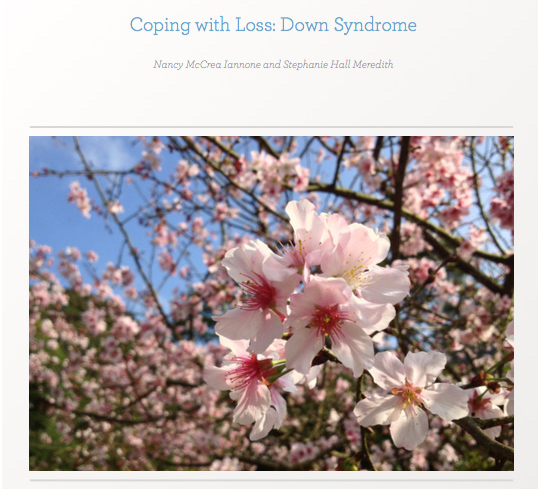 “Coping with Loss: Down Syndrome”: For those families of children with Down syndrome who experience miscarriage, stillbirth, or loss. ow.ly/IKAy30jjycw