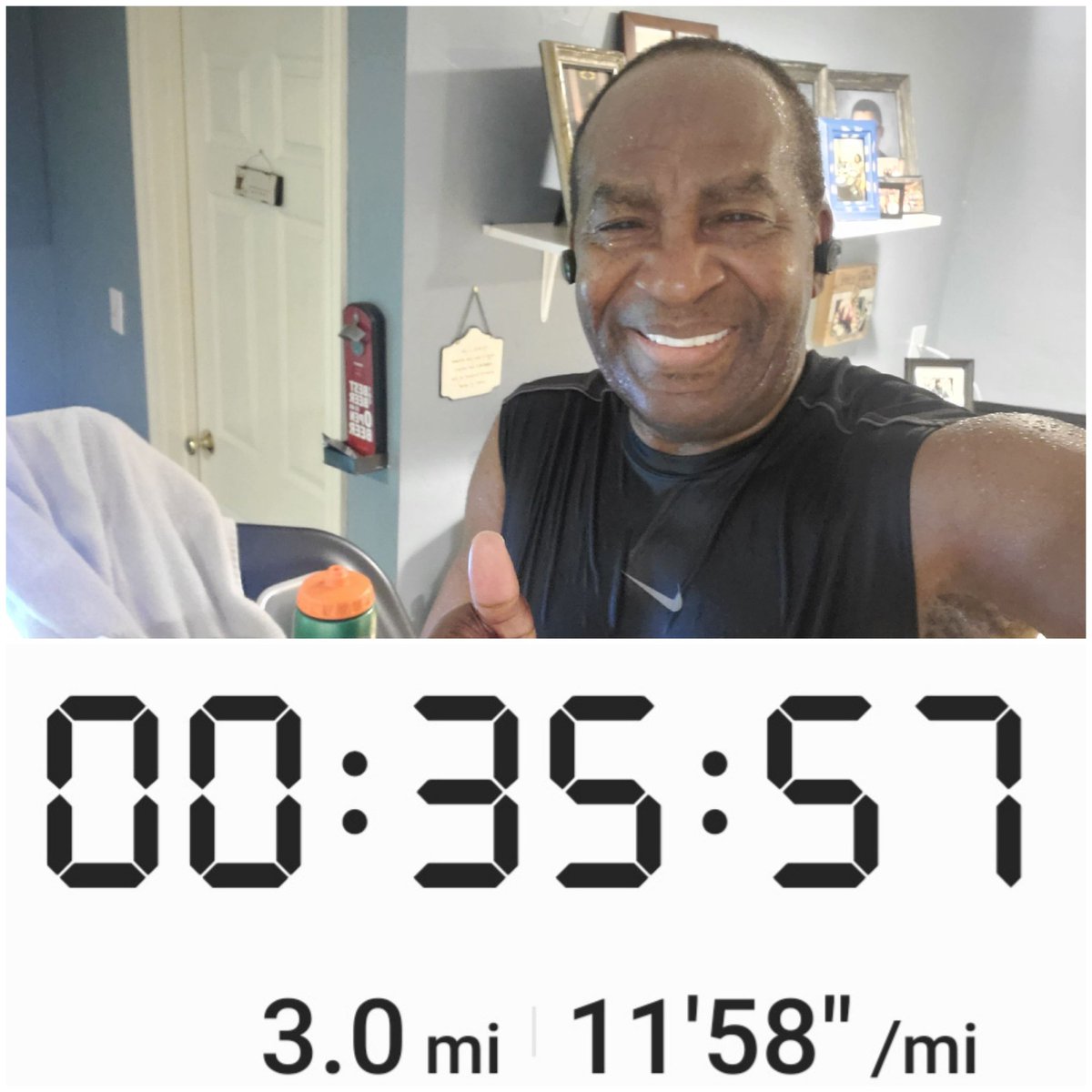 guiceguice's tweet photo. Today I said, I didn't want to but I'm so glad I did! My best time this week for 3 miles! Now I can go play with my new toy! Happy Tuesday everyone! https://t.co/ICgBIzpHMA