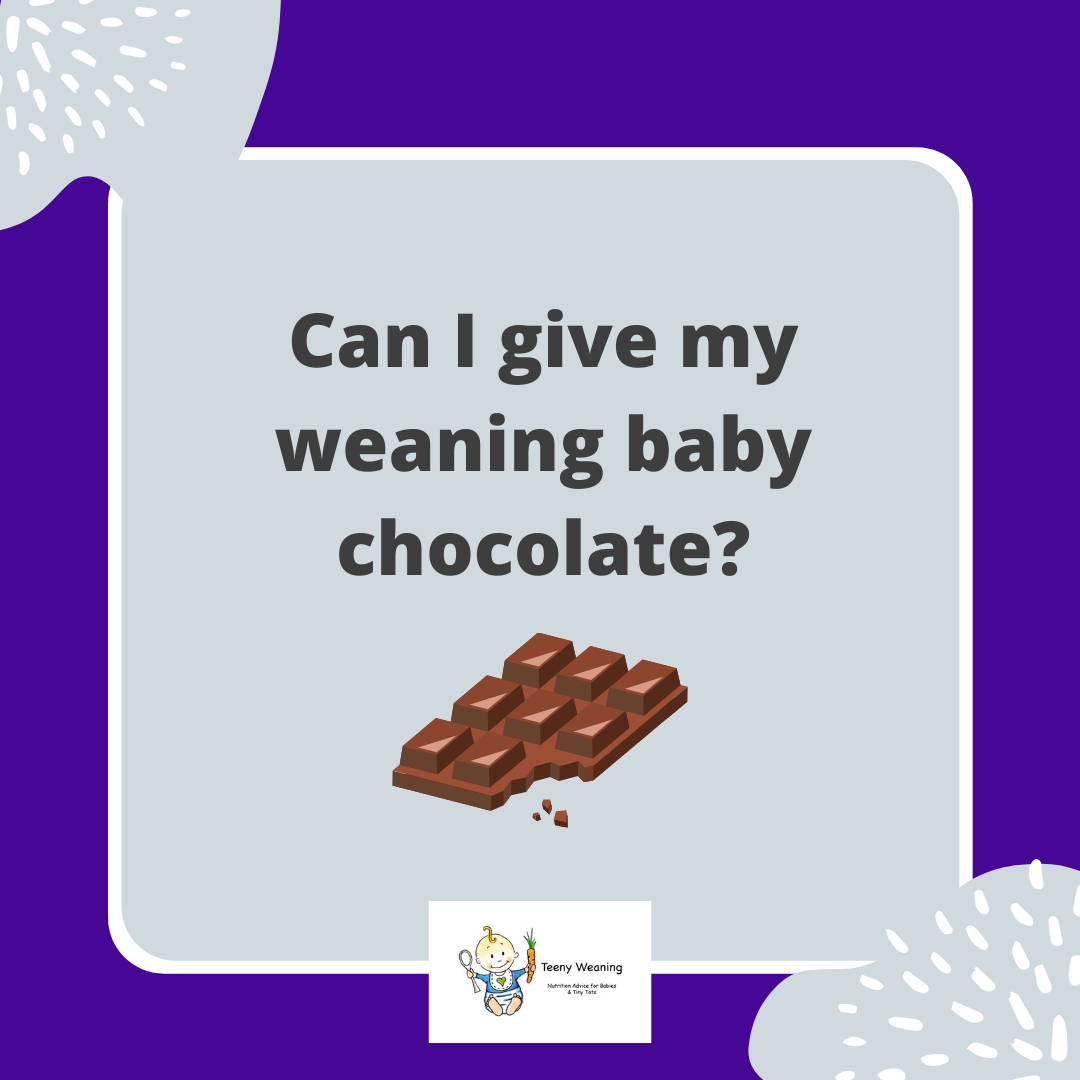 SLBFamilyNutr's tweet photo. It’s Easter soon and so there’ll be lots of chocolate around…but can your baby have it?

While of course it’s your decision, experts agree that it is not advisable to give babies added free sugar in the first year of life.  We really want our babies to learn to like all t https://t.co/OfLtpsS8Rj