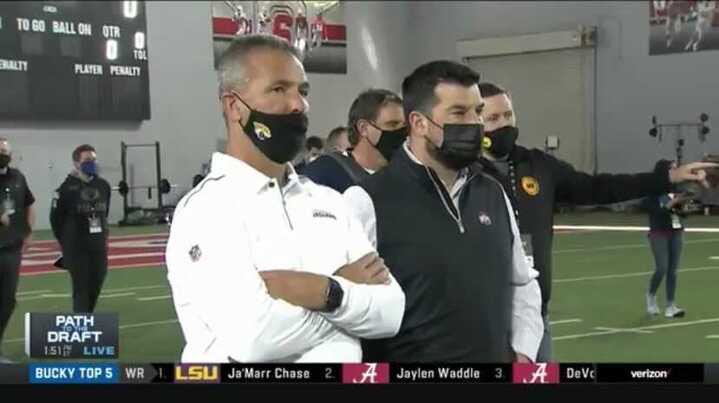 PFF_College's tweet photo. Combined record of 106-11 at @OhioStateFB https://t.co/fJyda4Pzad