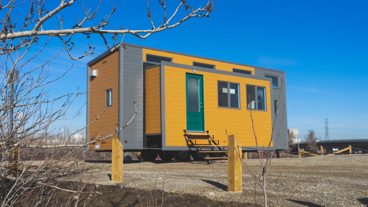 28’ Aurora in all its glory. Get away this summer  in a ZeroSquared tiny home! If you like what you see check out ZeroSquared.ca