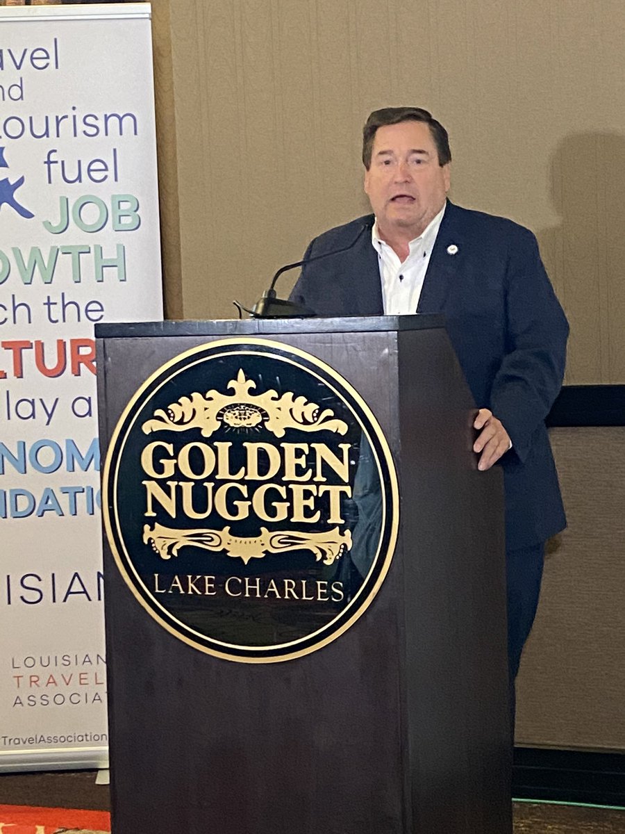 EdmistonKyle's tweet photo. Thank you @BillyNungesser @LouisianaLtGov for speaking @latravelassoc CEO Summit @GoldenNuggetLC @LakeCharlesCVB #MeetingsMeanBusiness #MeetLakeCharles #MeetSafely https://t.co/pRNVBHdqkE