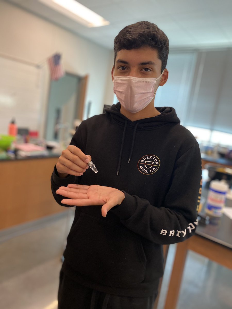LazareScience's tweet image. Today our @JhsJags Biology scientists extracted their 🧬 and procured it in a pocket for that special one @BioRadEducation #jagscience #nottodaycovid #tuesdayvibe #dna #DNA